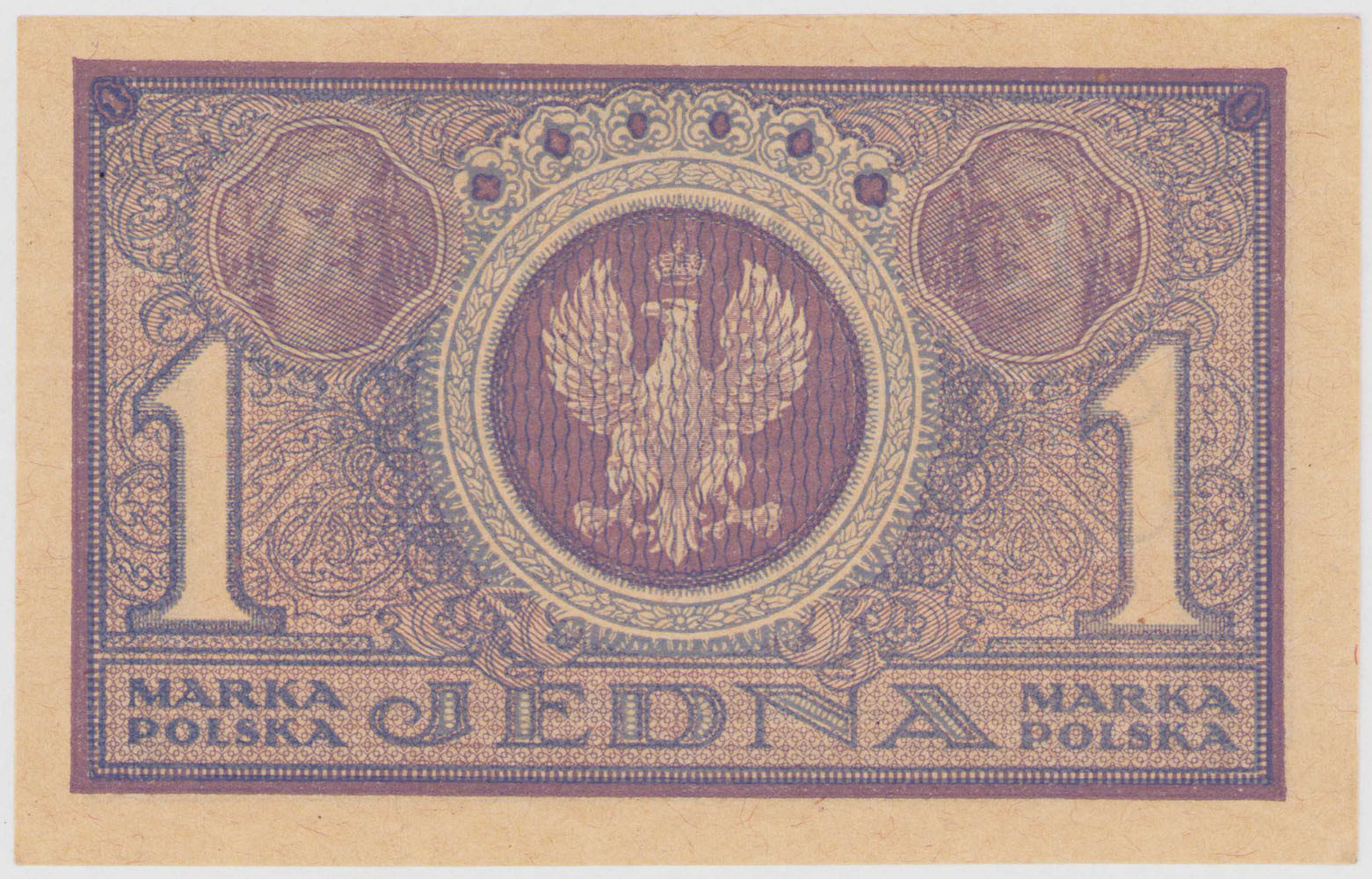 1 marka polska 1919 seria IBC - PIĘKNE